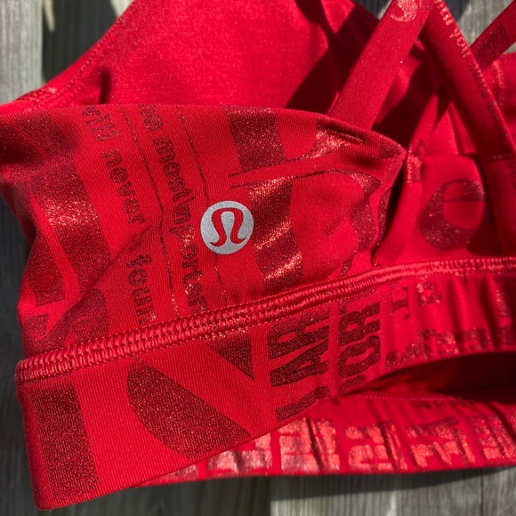 LULULEMON Special Edition Cherry Red Energy Bra 🍒 - Picture 3 of 5